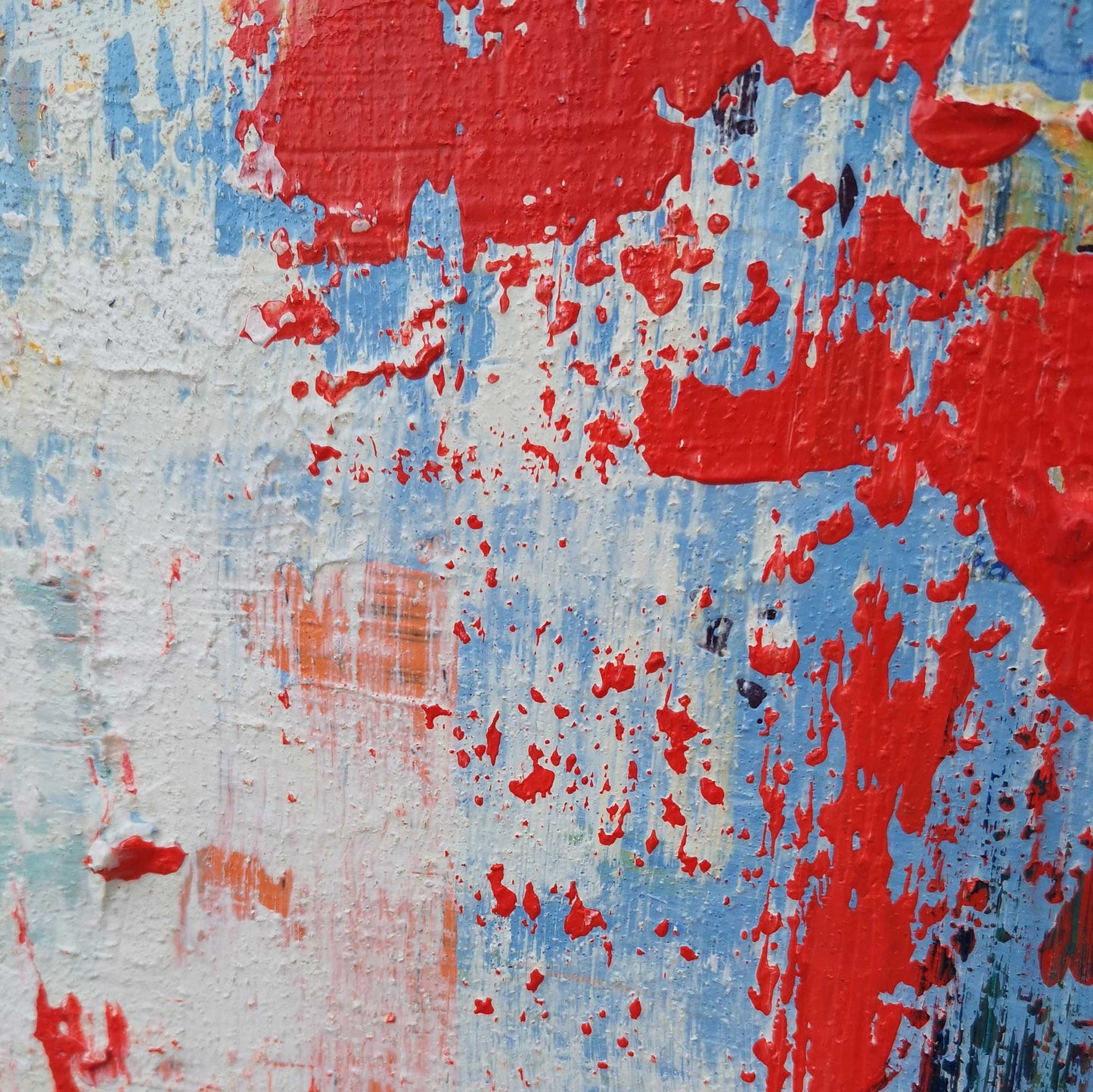 Red Abstract Painting #ABAV85