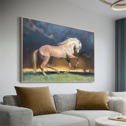 Running Horse Painting 54'' X 72'' #IS69