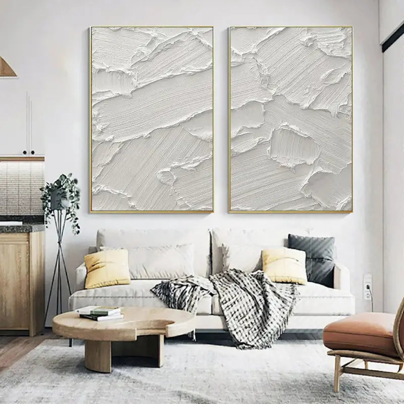 Minimalistic Balance Canvas Paintings Set of 2 #MM051