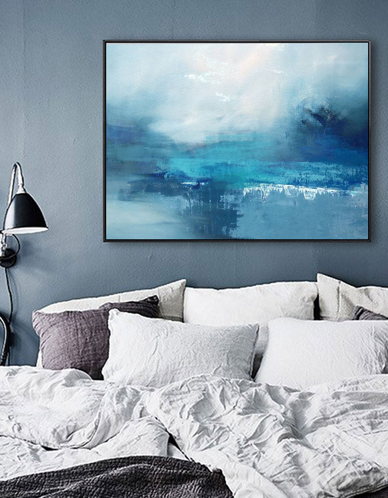 Blue Sea Abstract Painting #ABSH24