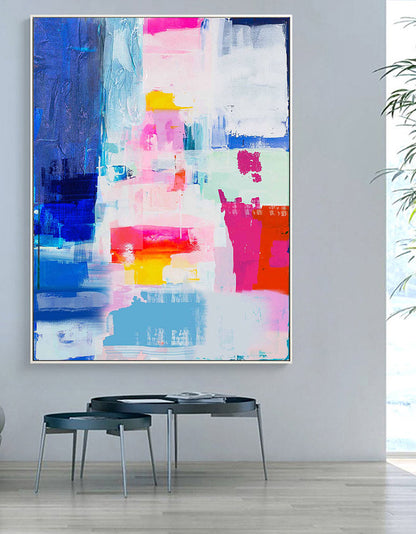 Large Color Abstract Art #ABAV01