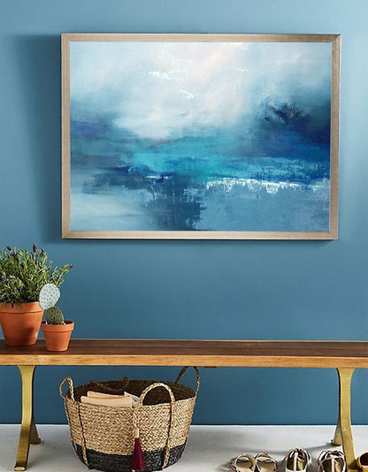 Blue Sea Abstract Painting #ABSH24