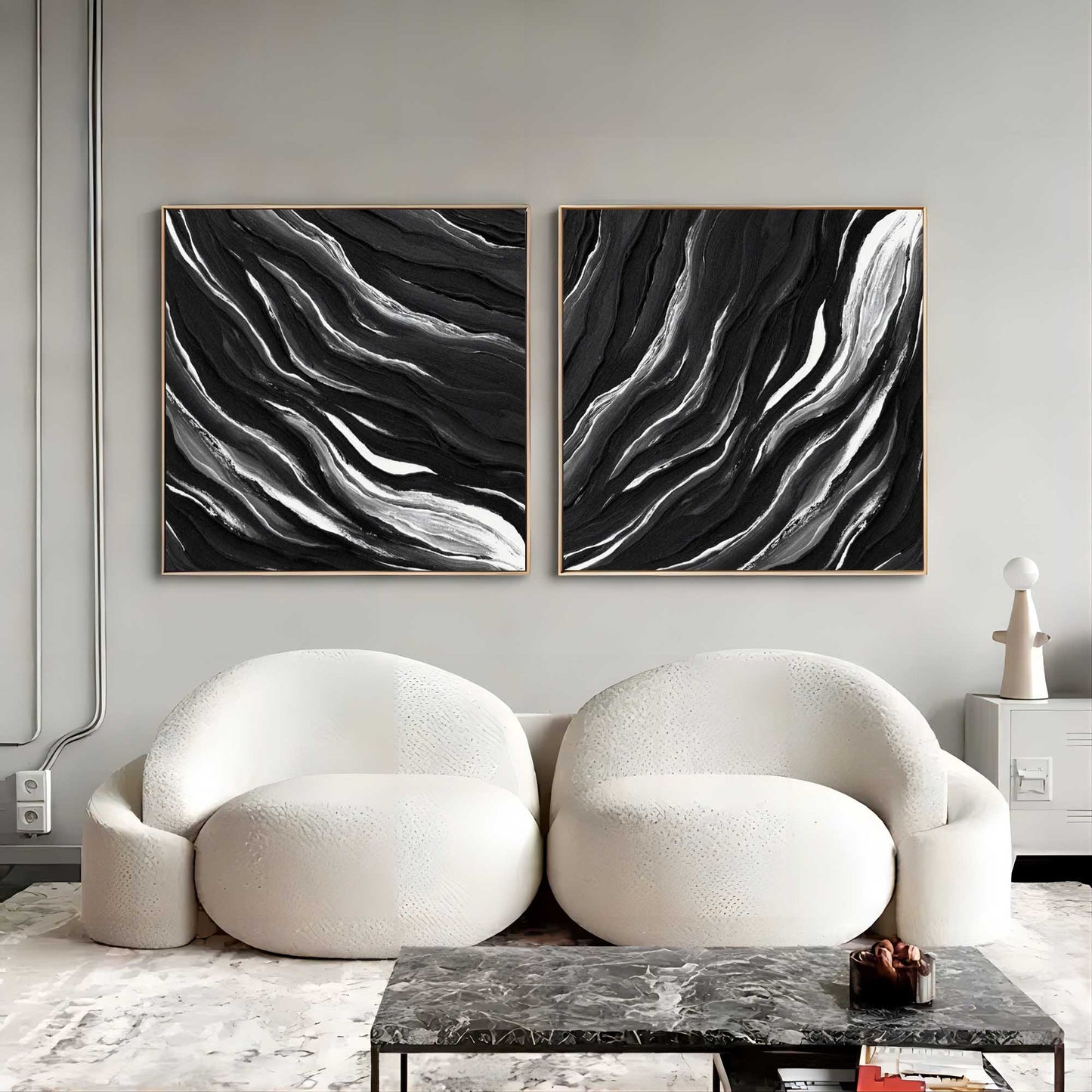 Abstract Painting Set Of 2 #SP142