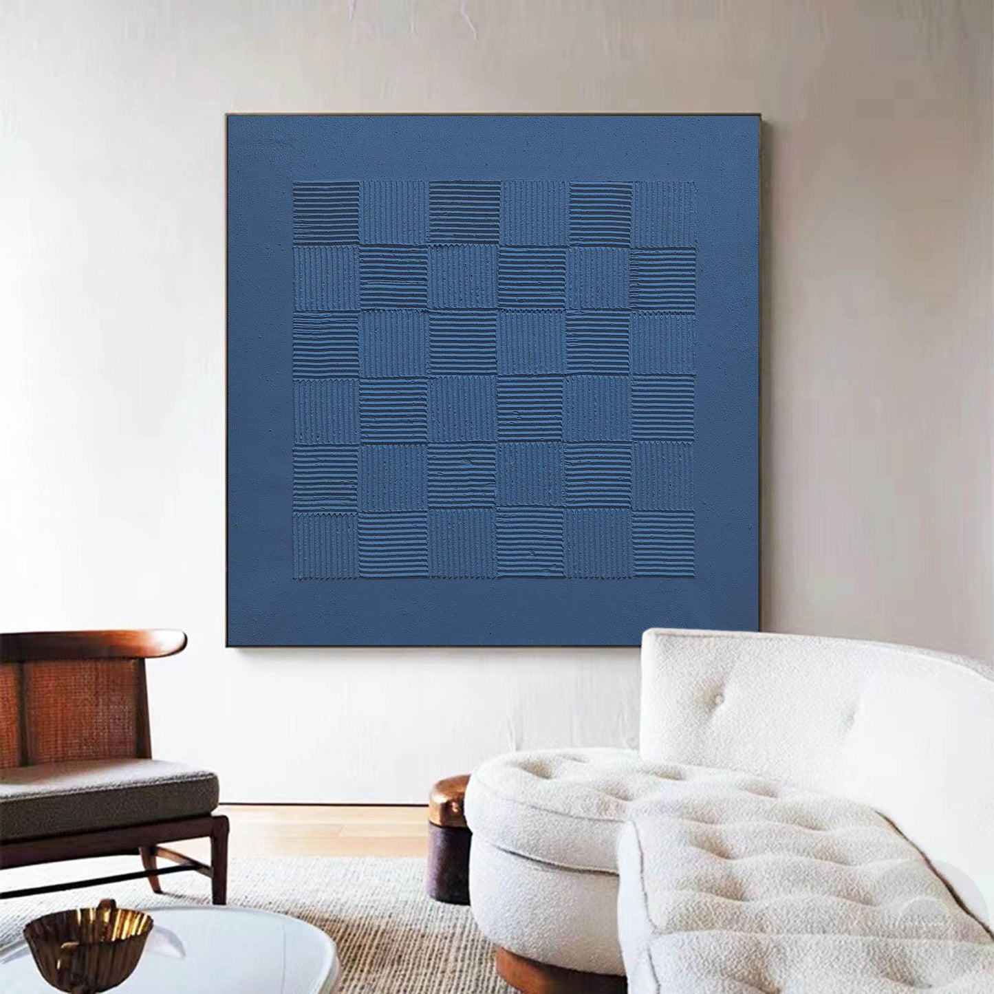 Blue Minimalist Painting #ABAS116