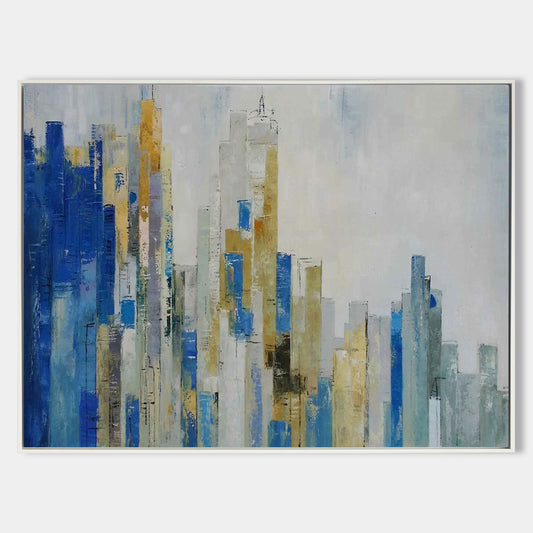 Urban Skyline Abstract Art #URH02