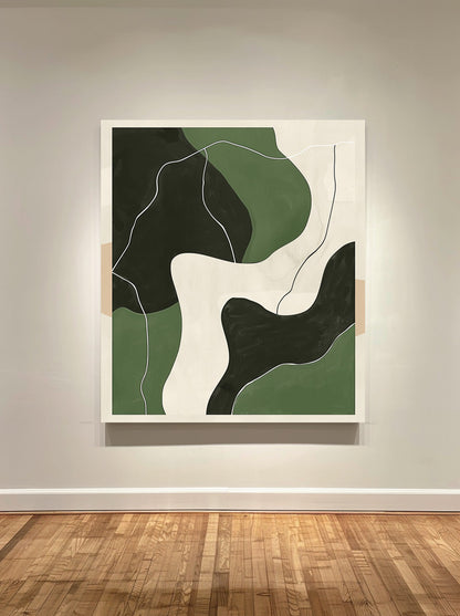 Modern Green Painting #ABAV451