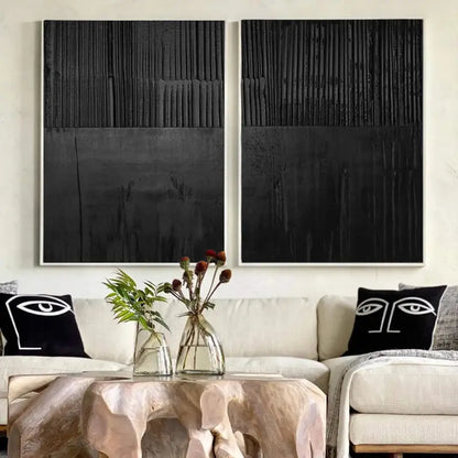 Minimalist Zen Canvas Painting Set of 2 #MZ028