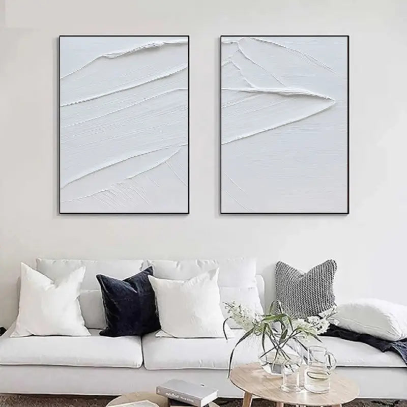 Minimalistic Balance Canvas Painting Set of 2 #MM044