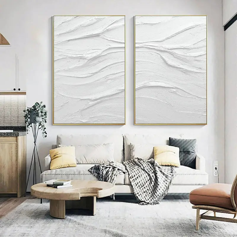 Minimalistic Balance Canvas Paintings Set of 2 #MM050