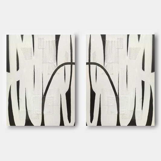 Abstract Painting Set Of 2 #SP118