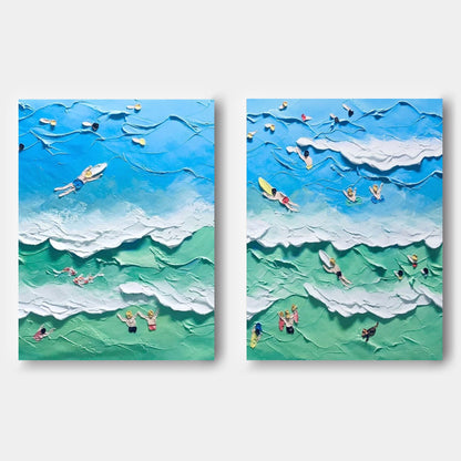 Abstract Painting Set Of 2 #SP093