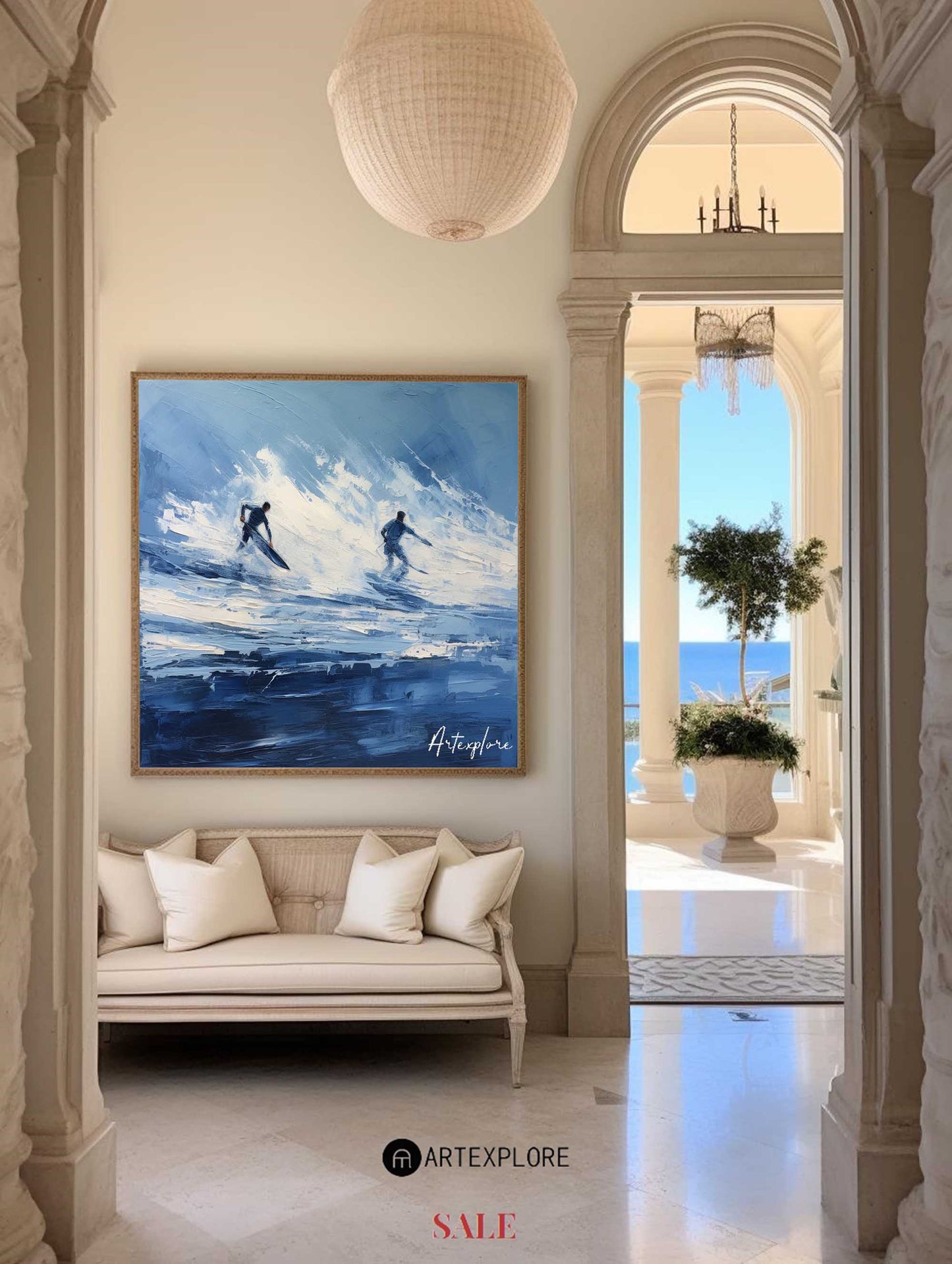 Abstract Surf Art Painting #ABSS28