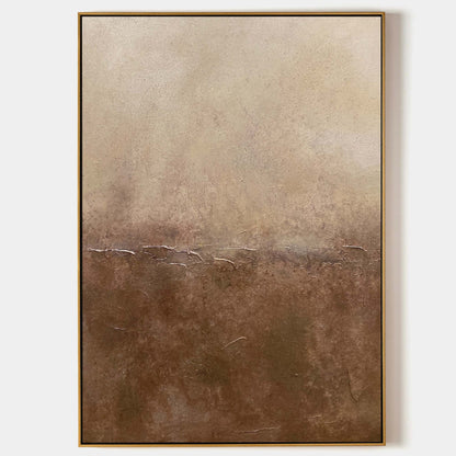 Brown Minimalist Painting #ABAV343