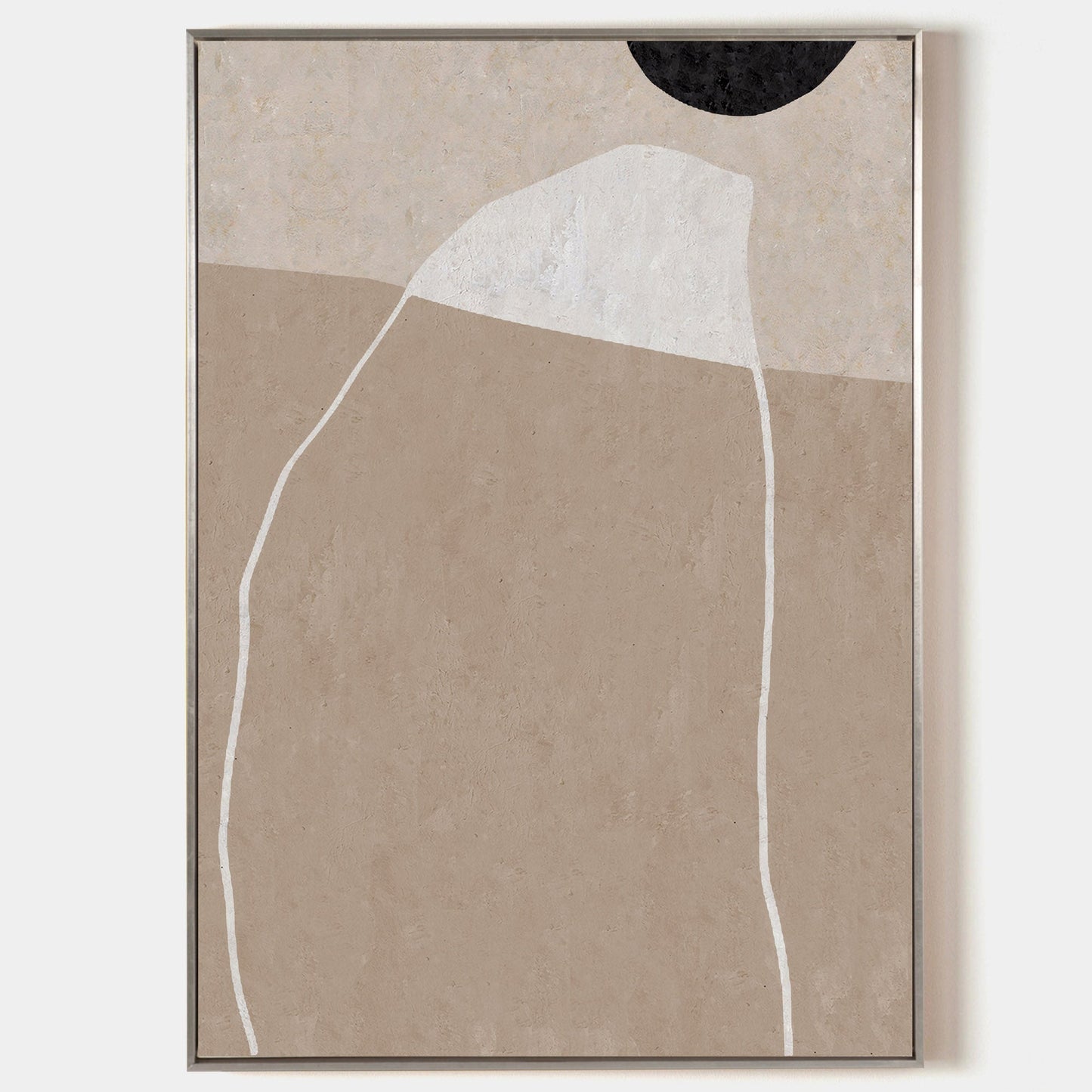 Beige Minimalist Abstract Painting #ABAV199