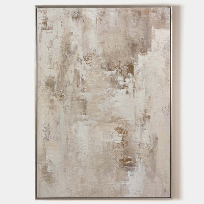 Beige Abstract Painting #ABAV345