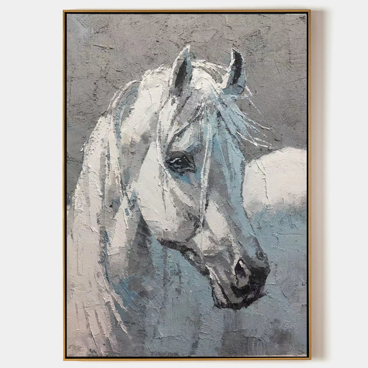 White Horse Painting #ANH40