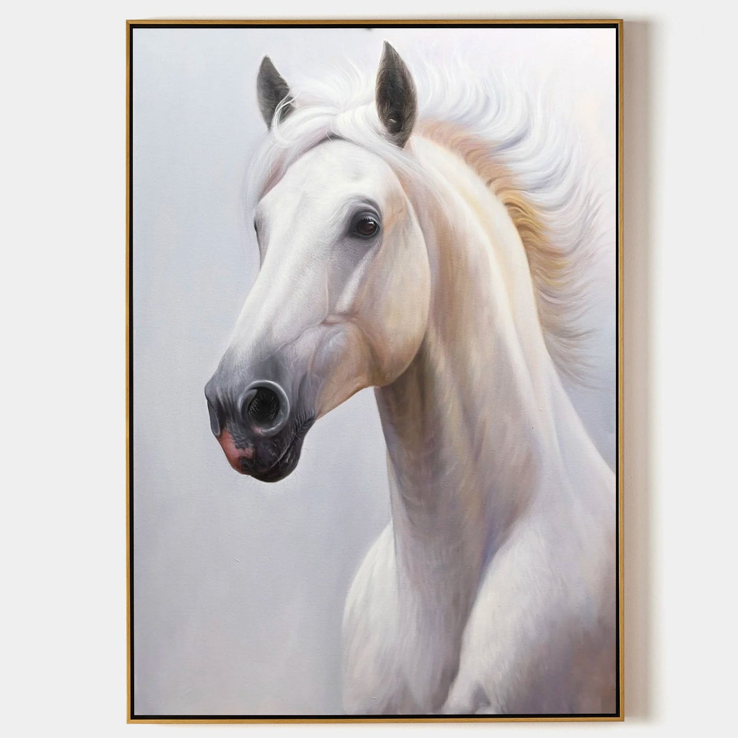 White Horse Painting #ANH57