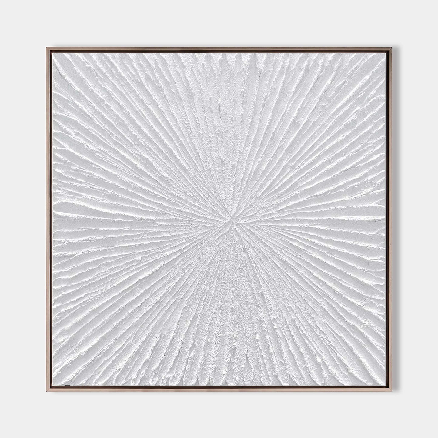 3D White Abstract Painting #ABAS80