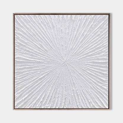 3D White Abstract Painting #ABAS80