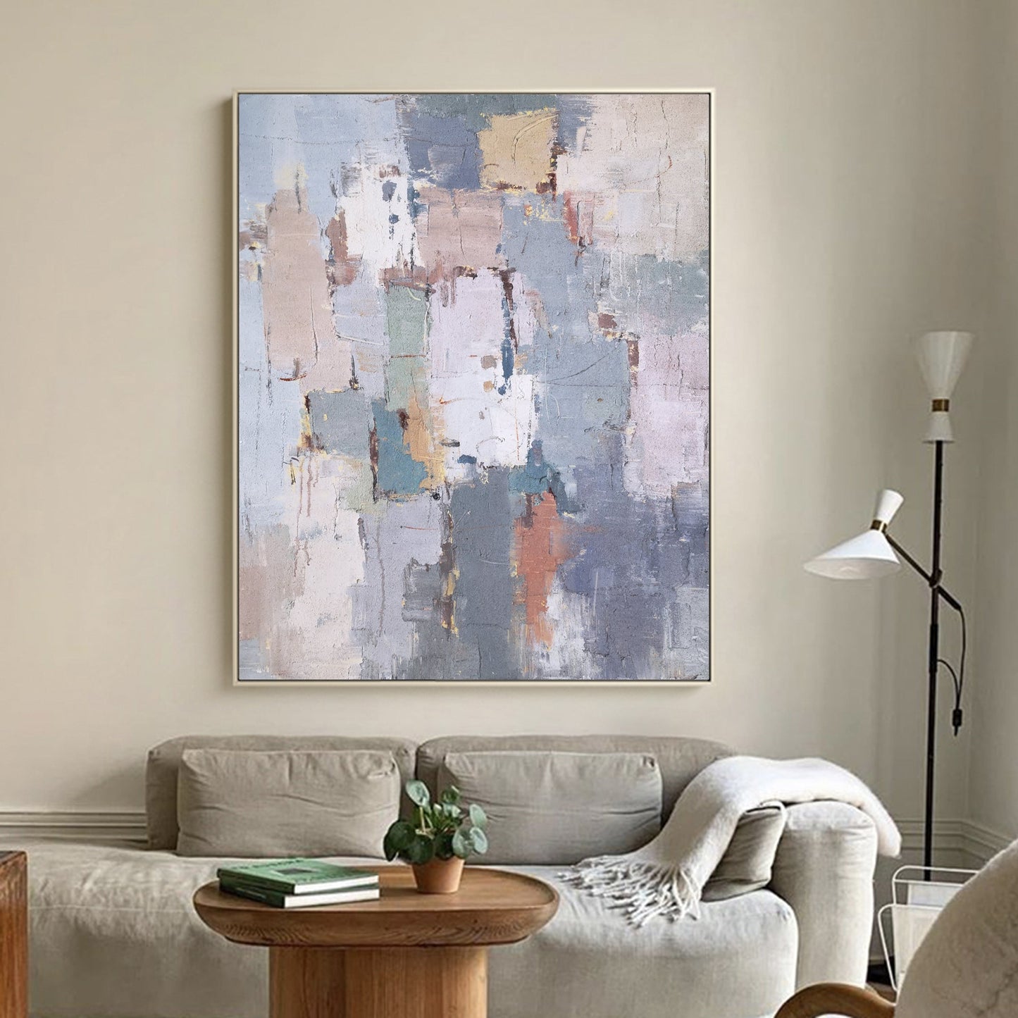 large Abstract Geometric Art #ABAV57