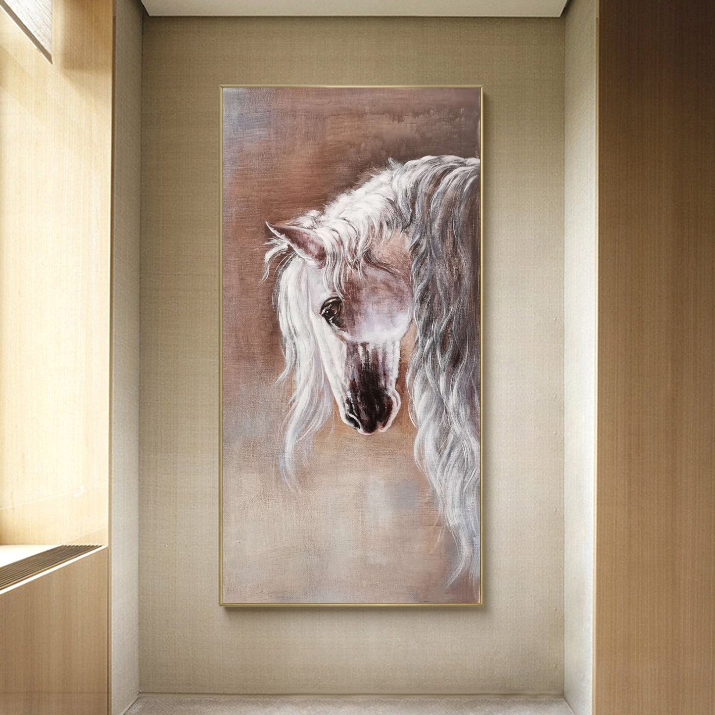 Horse Abstract Art #ANH29