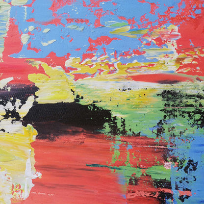 Colorful Abstract Painting 36'' X 48'' #IS65