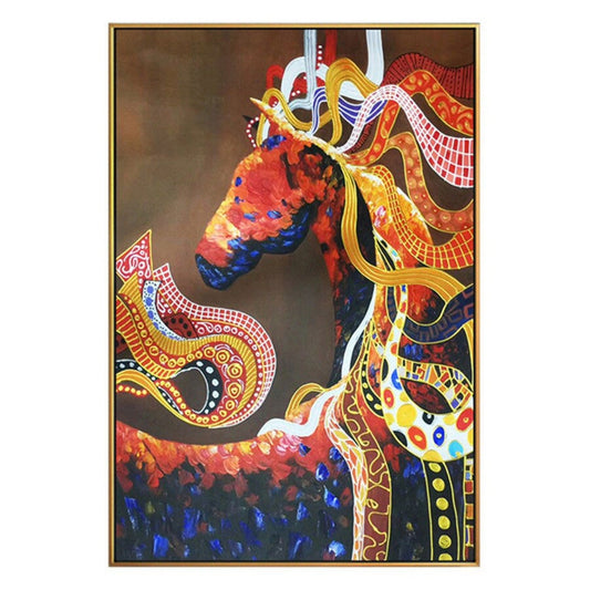 Pop Art Style Horse Abstract Oil Painting