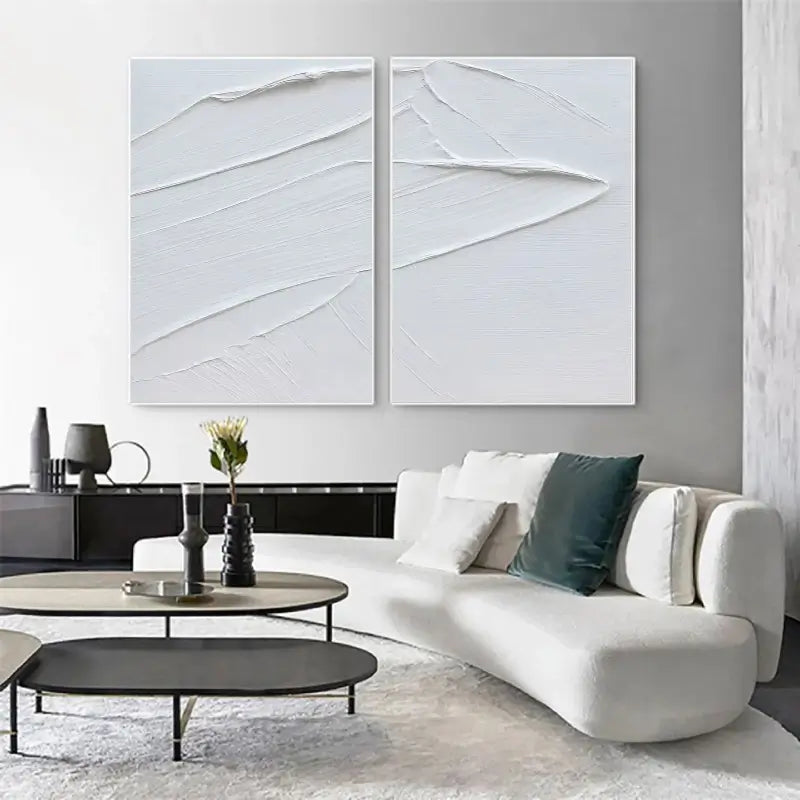 Minimalistic Balance Canvas Painting Set of 2 #MM044