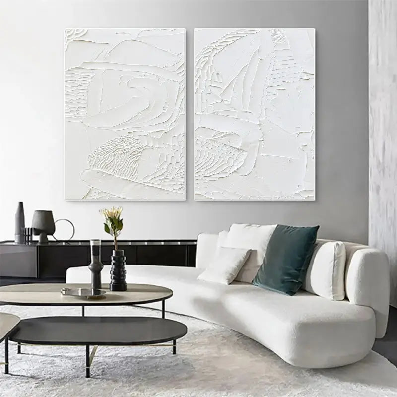 Minimalistic Balance Canvas Paintings Set of 2 #MM045