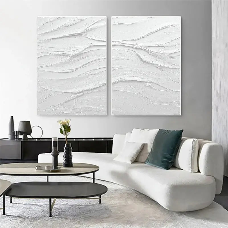 Minimalistic Balance Canvas Paintings Set of 2 #MM050