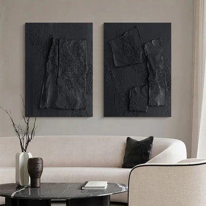 Minimalistic Balance Canvas Paintings Set of 2 #MZ026