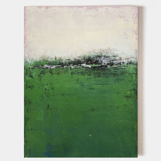 Green Modern Abstract Painting 23'' X 35'' #IS75