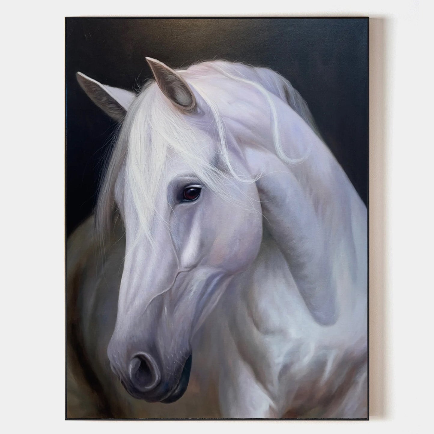 White Horse Painting #ANH59