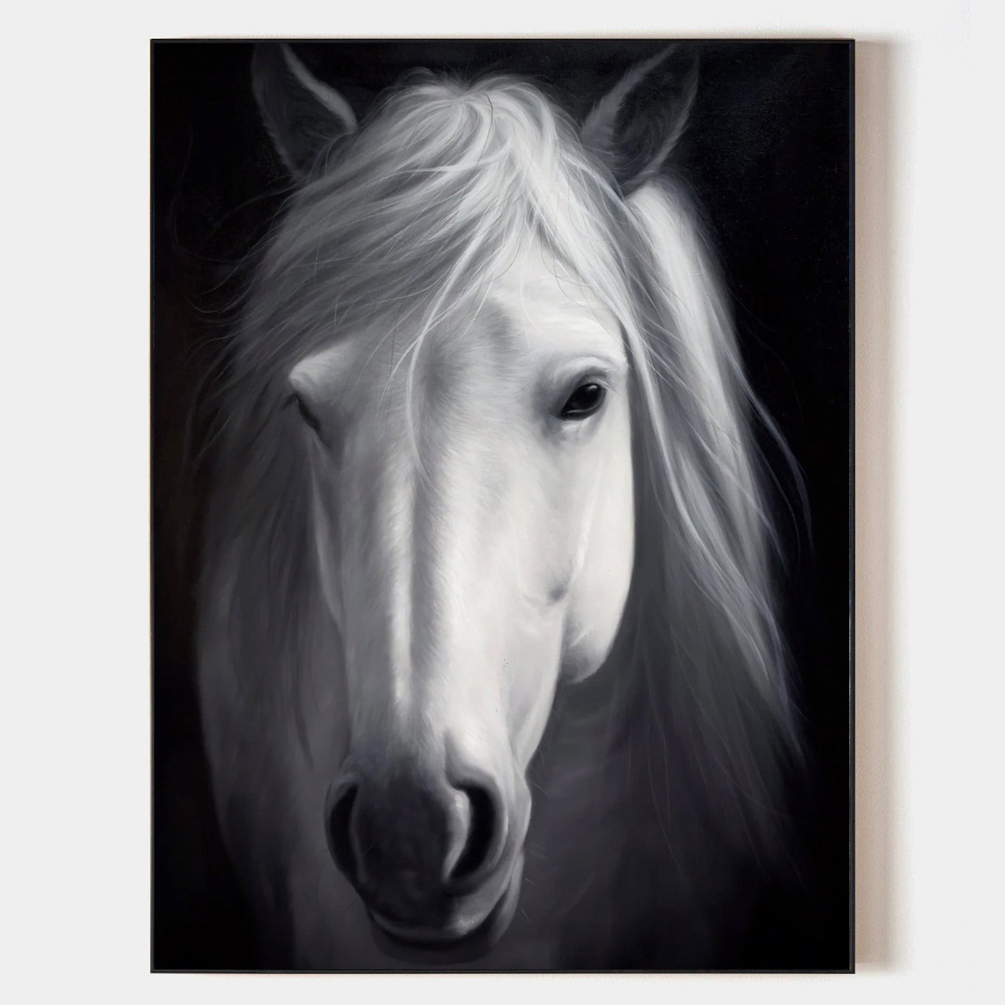 White Horse Painting #ANH56