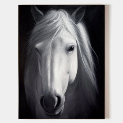 White Horse Painting #ANH56