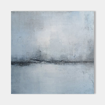 Light BLue Abstract Art 40'' X 40'' #IS19