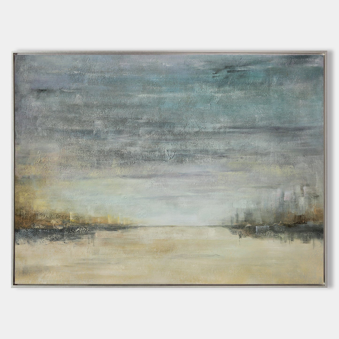 Sea And Sky Abstract Painting #ABSH08