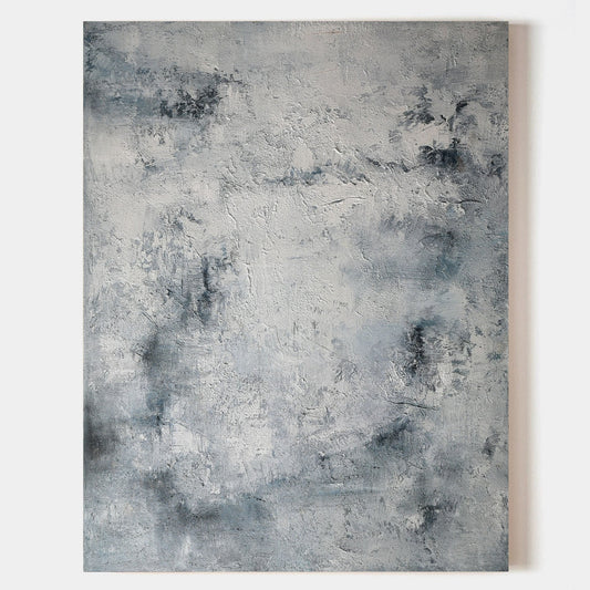 Grey Abstract Painting 36'' X 48'' #IS35