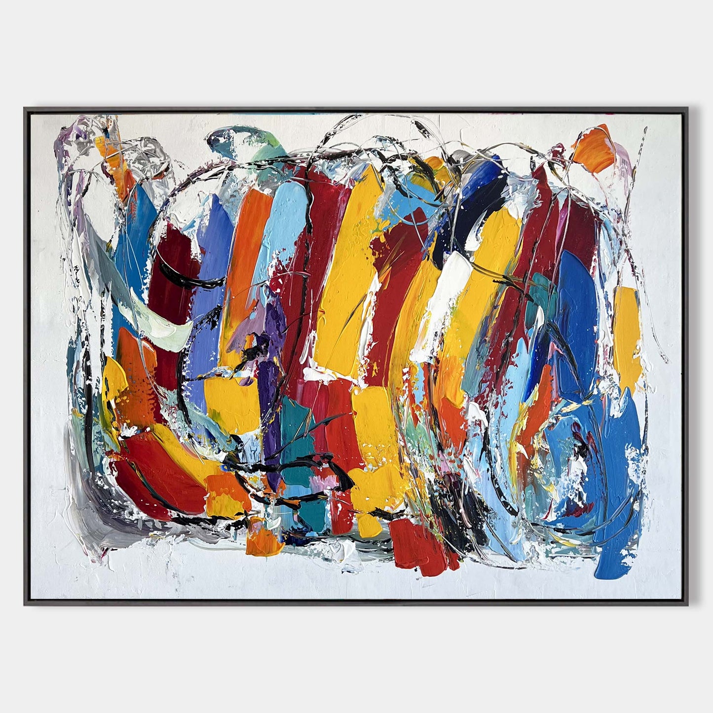 Colorful Abstract Painting #ABAH56