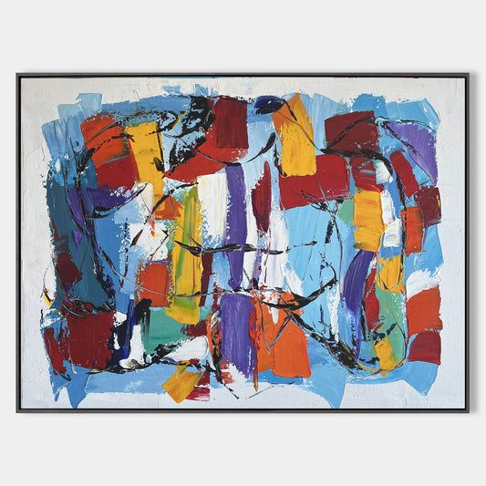 Colorful Abstract Painting #ABAH57