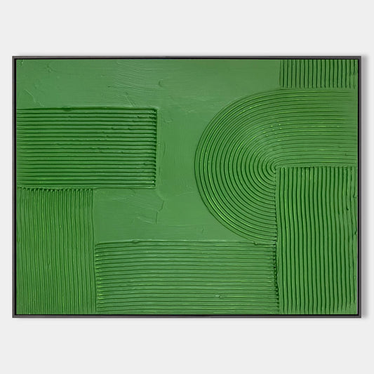 Green Minimalist Painting #ABAH87