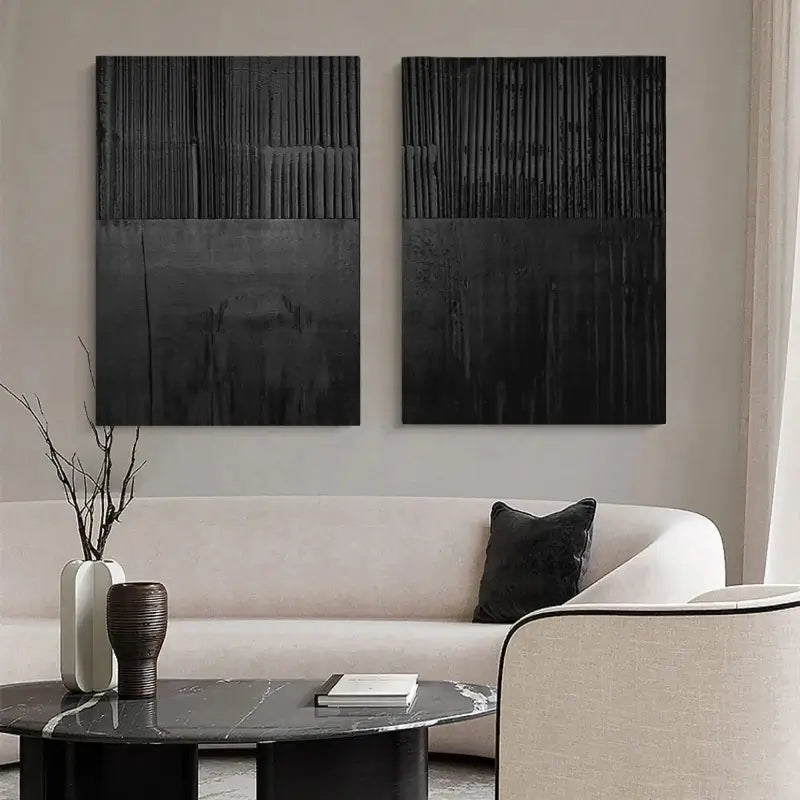 Minimalist Zen Canvas Painting Set of 2 #MZ028