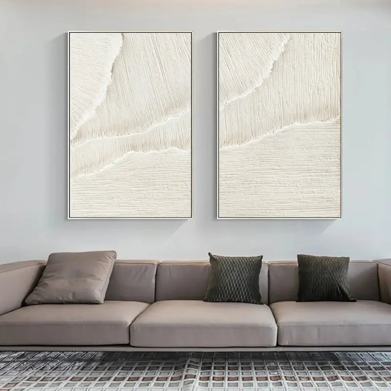 Minimalistic Balance Canvas Paintings Set of 2 #MM056