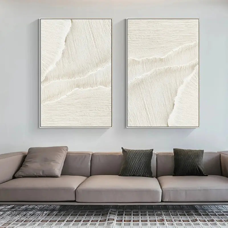 Minimalistic Balance Canvas Paintings Set of 2 #MM057