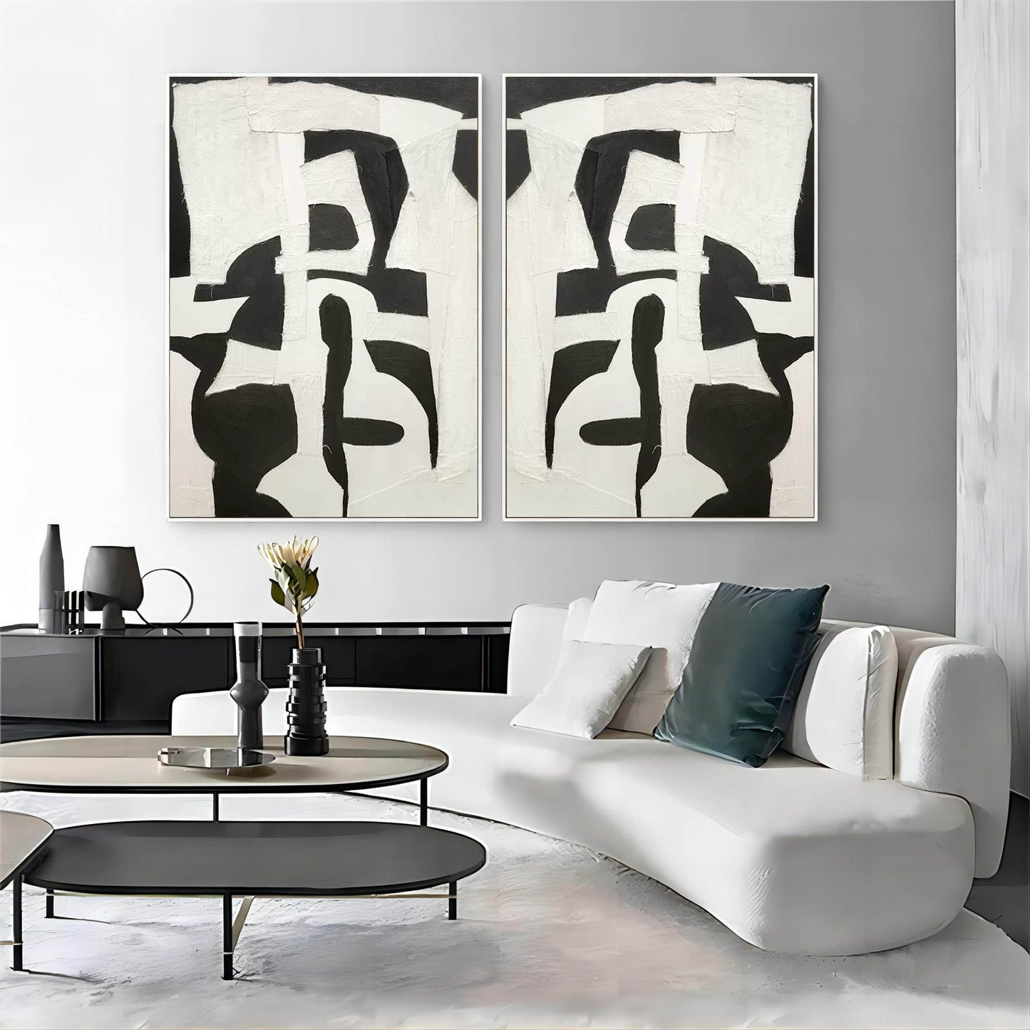 Abstract Painting Set Of 2 #SP119