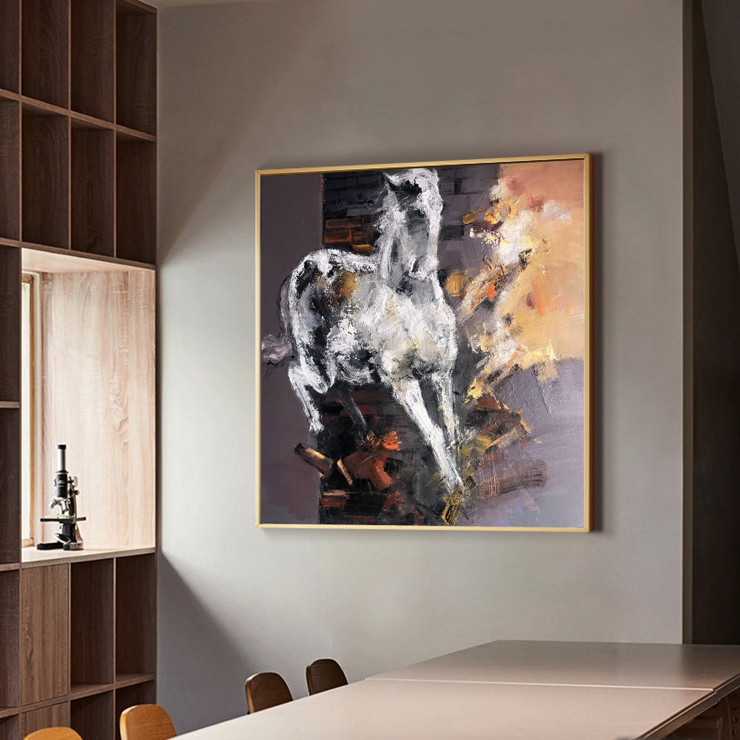 Modern Horse Abstract Painting #ANH26