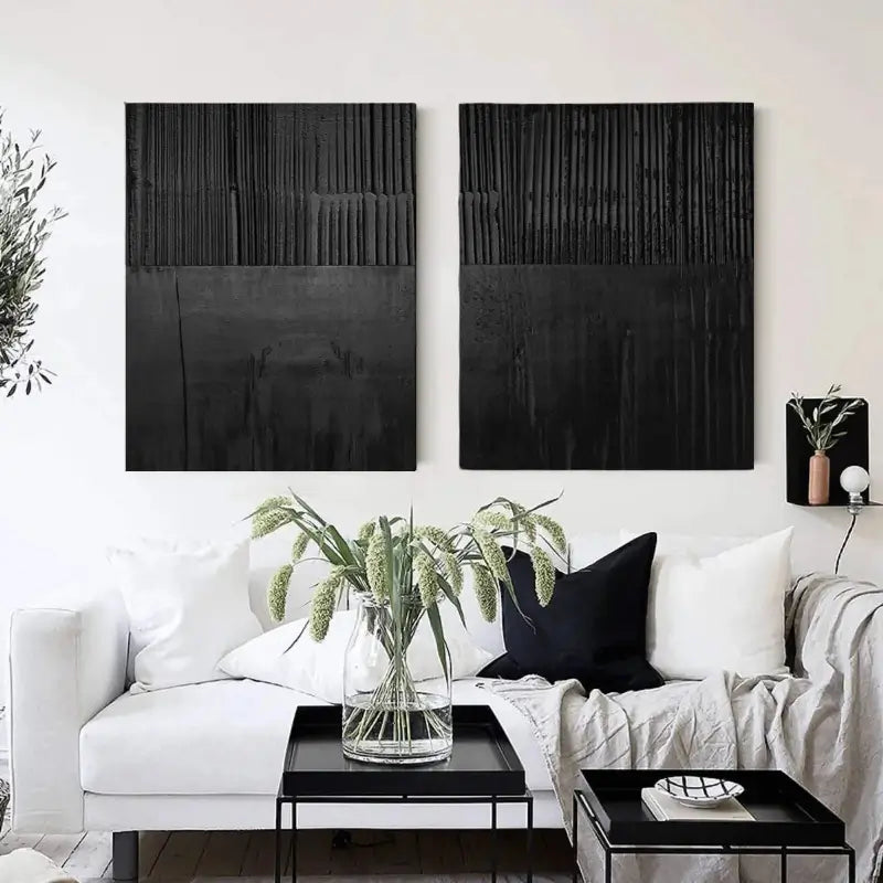 Minimalist Zen Canvas Painting Set of 2 #MZ028