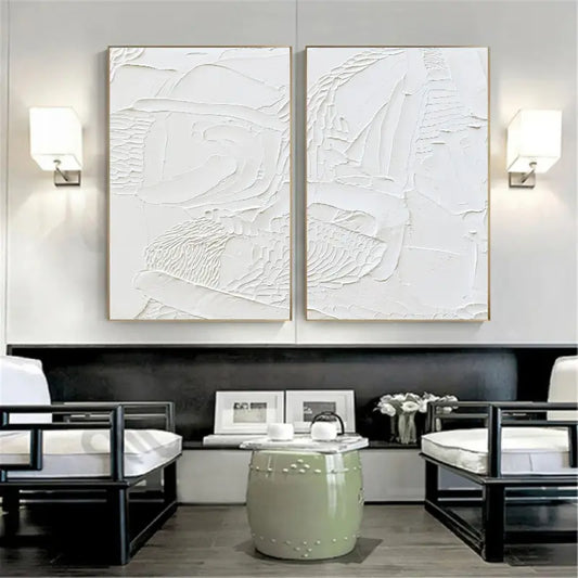 Minimalistic Balance Canvas Paintings Set of 2 #MM045