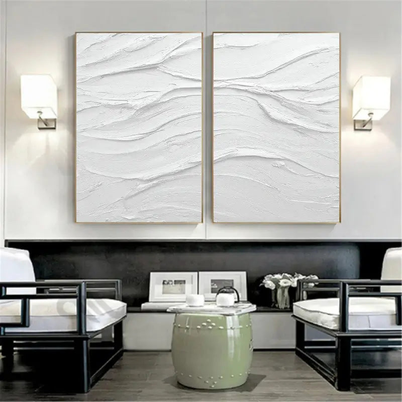 Minimalistic Balance Canvas Paintings Set of 2 #MM050