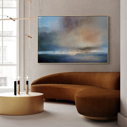 Abstract Sea Canvas Painting #ABSH27